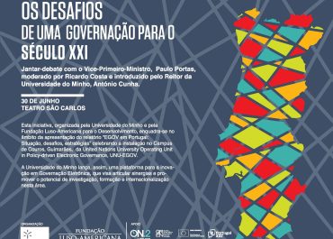 Jantar-Debate "Os desafios de uma governação para o século XXI"