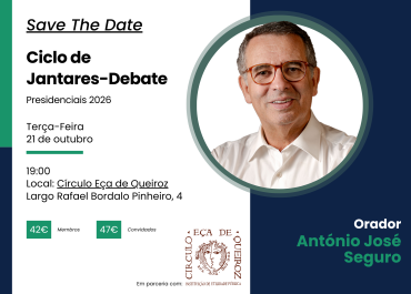 Ciclo Jantares-Debate "Presidenciais 2026" | António José Seguro