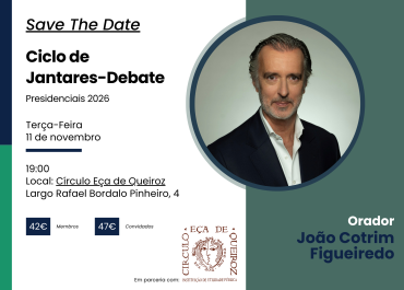 Ciclo Jantares-Debate "Presidenciais 2026" | João Cotrim Figueiredo